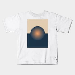 Contemporary Minimalist Round 1 Kids T-Shirt